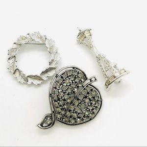 Vintage Deco Brooch Lot